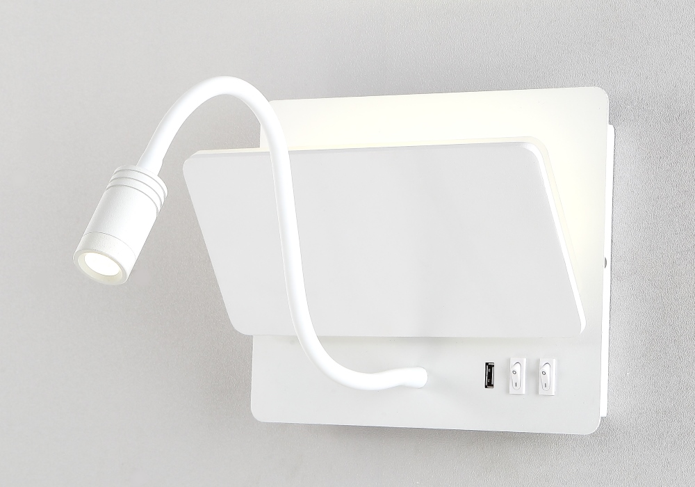 Бра Crystal Lux DUO AP9W LED WH
