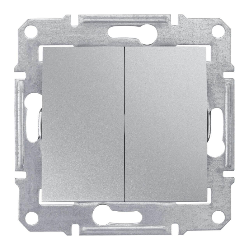 Переключатель двухклавишный Schneider Electric Sedna 10A 250V SDN0600160