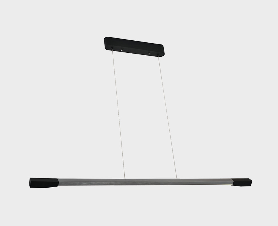 Линейный подвесной светильник Italline IT013-6020 black/silver 3000K