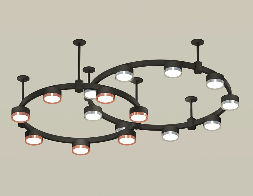 Комплект подвесного светильника Ambrella Light Techno Ring XR92221150 (A9222, A9227, C9238, C9232, N8126, N8118)