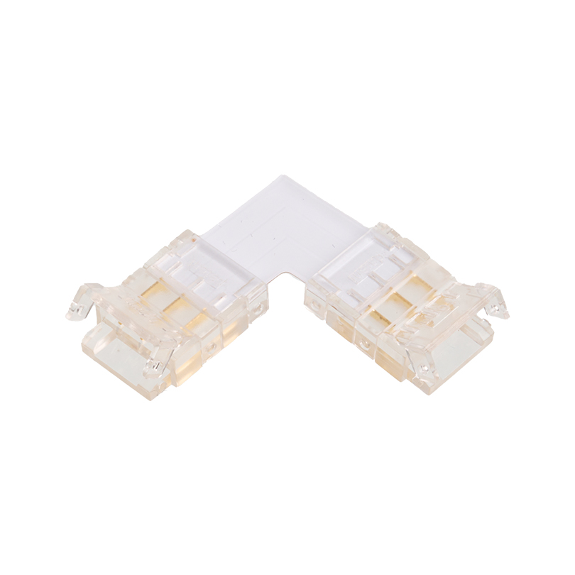 Коннектор угловой для ленты SMD CCT шириной 10мм, комплект 3шт WOLTA WLS-3PIN-CCT-SMD-10MM-L