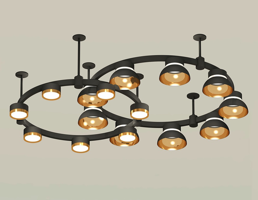 Комплект подвесного светильника Ambrella Light Techno Ring XR92221110 (A9222, A9227, C9238, C9232, N8124, N8145)
