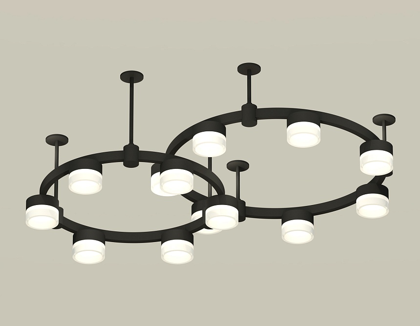 Комплект подвесного светильника Ambrella Light Techno Ring XR92221002 (A9222, A9227, C9238, C9232, N8401)