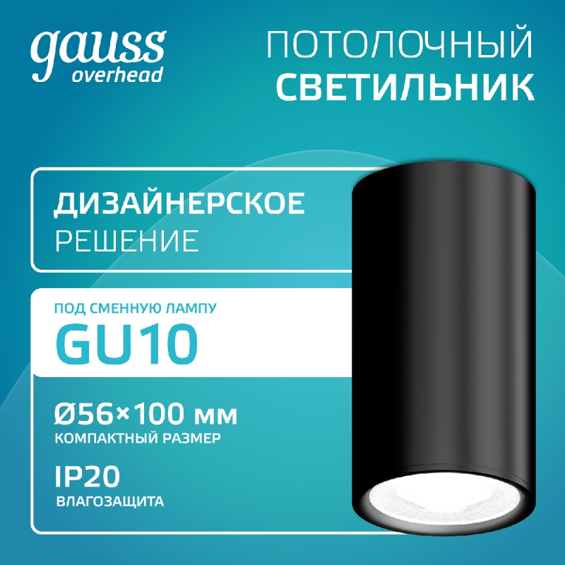 Накладной светильник Gauss Basic HD061