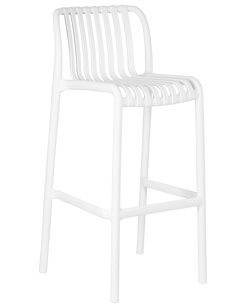Стул барный DOBRIN CHLOE BAR, белый (W-02) LMZL-PP777_P-W-02