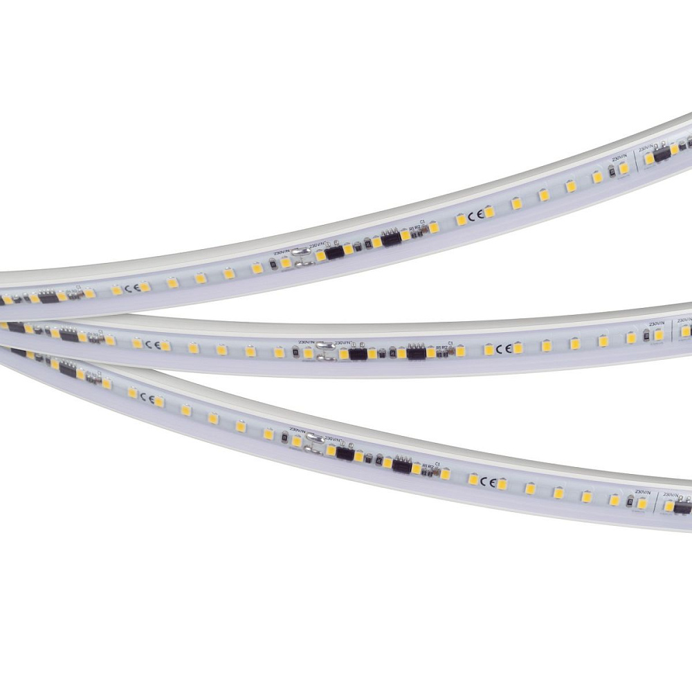 Светодиодная герметичная лента Arlight ARL-PV-A120-15mm 230V Warm2700 (15 W/m, IP65, 10m) 056694