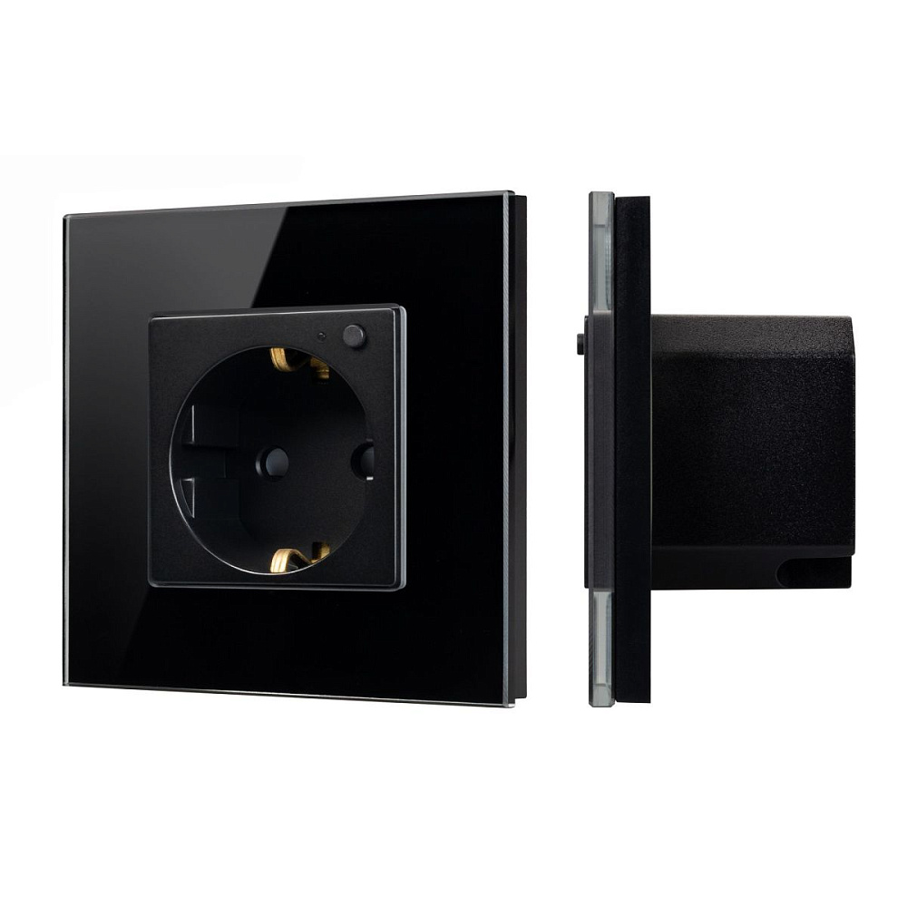 Розетка электрическая с Zigbee управлением Arlight SCT-OMALI-EUZB1-PL-BK (240V, 16A, Zigbee) 050216