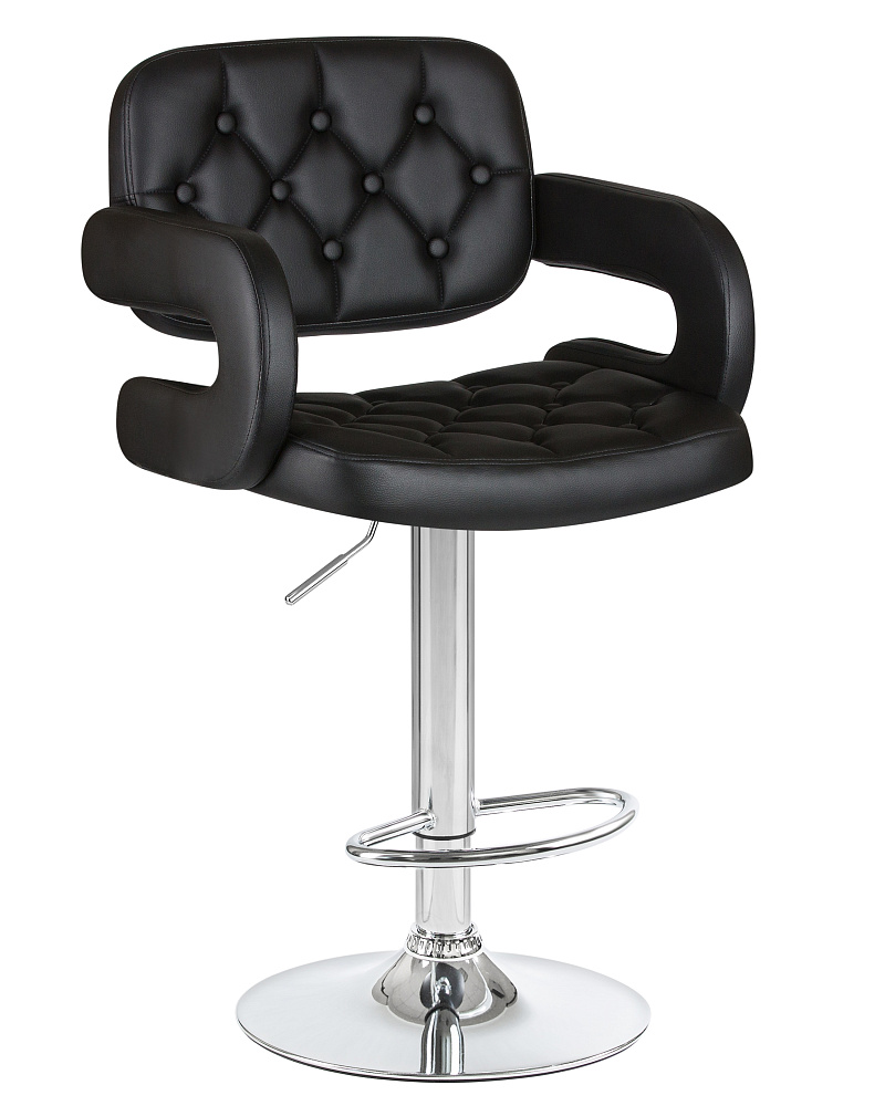 Стул барный DOBRIN TIESTO, чёрный LM-3460_CH-M_EL-BLACK