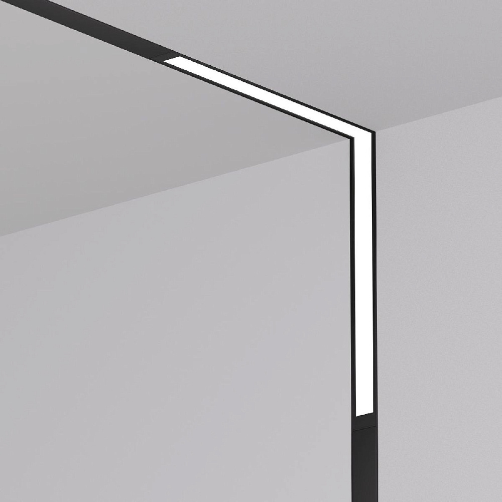Трековый однофазный светильник Denkirs Smart Linear DK8015-BK