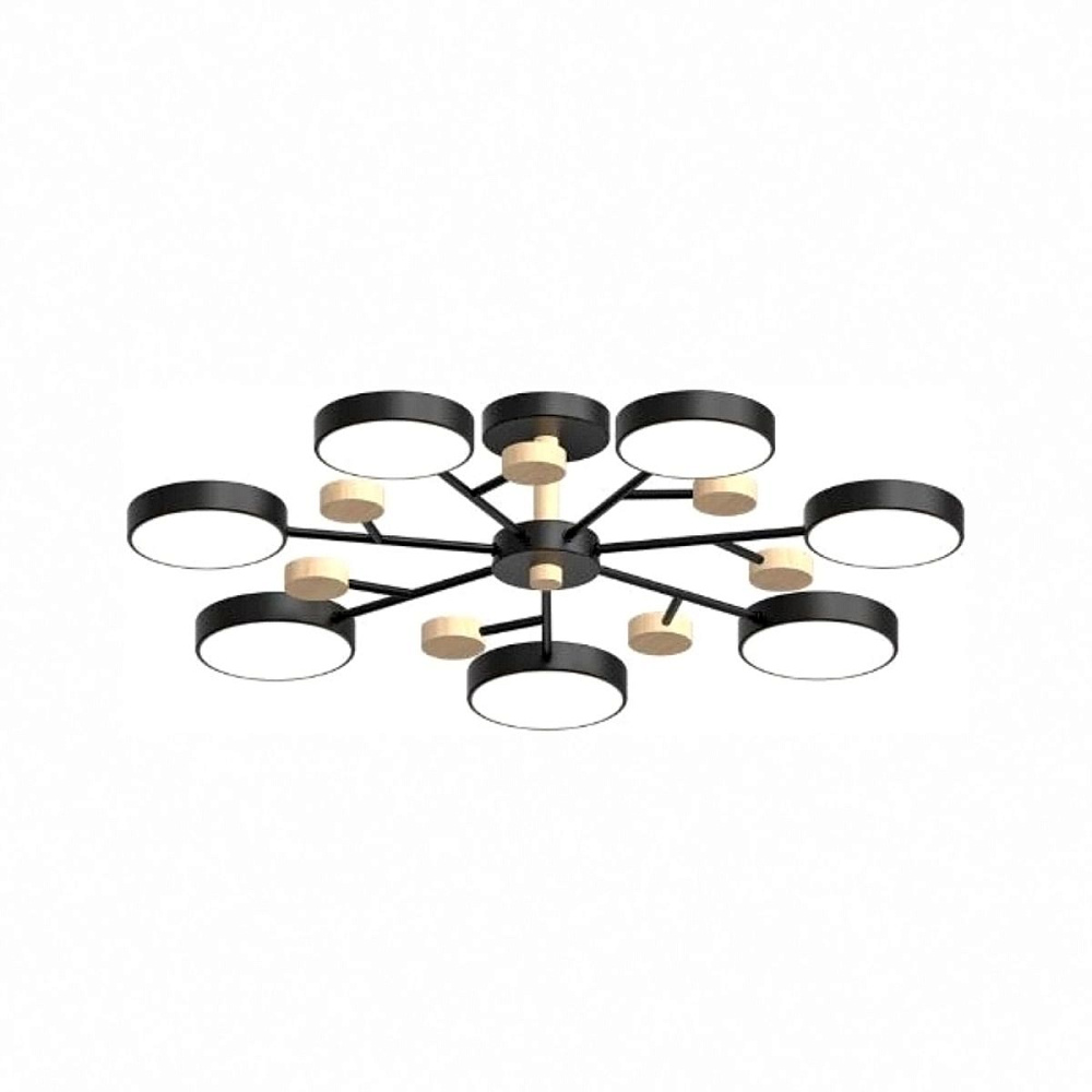 Люстра на штанге LED4U L3205-800 BK
