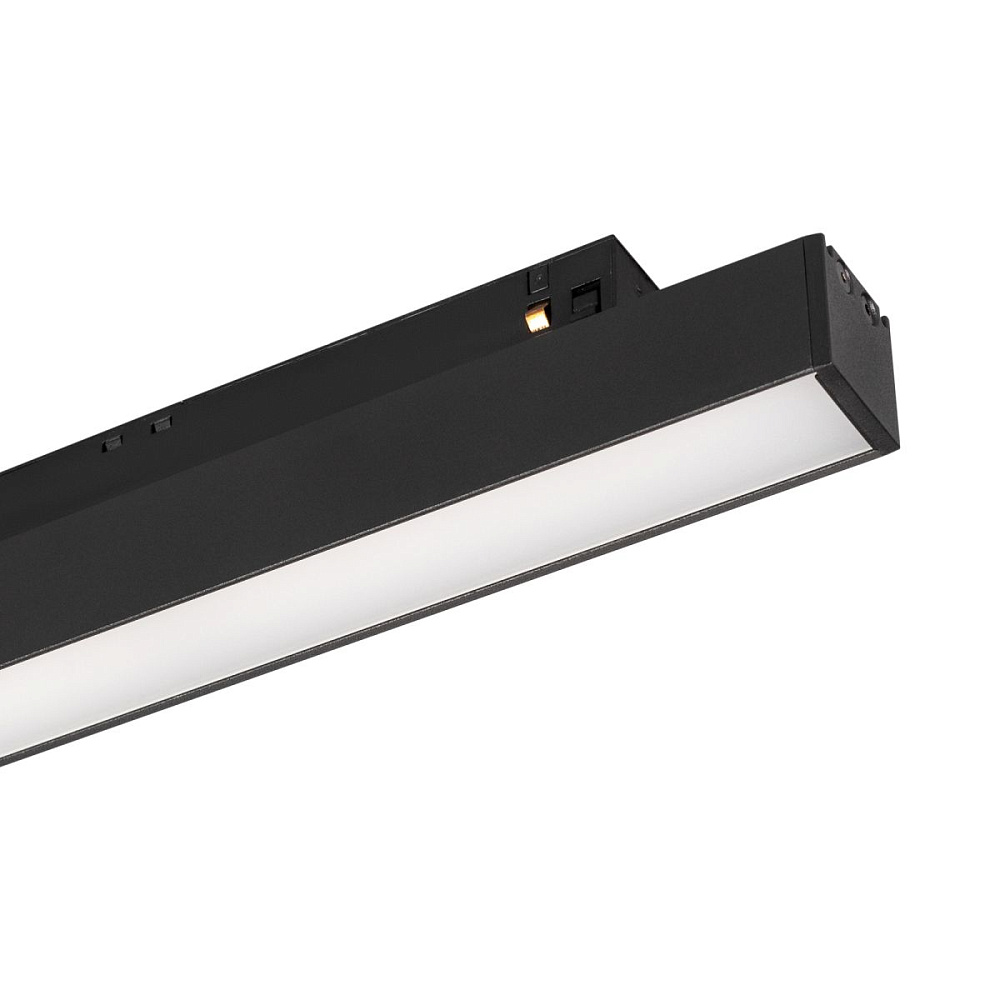 Трековый магнитный светильник Arlight MAG-ORIENT-FLAT-L235-8W Day4000 (Черный, 100 deg, 48V) (IP20 Металл) 033608(2)