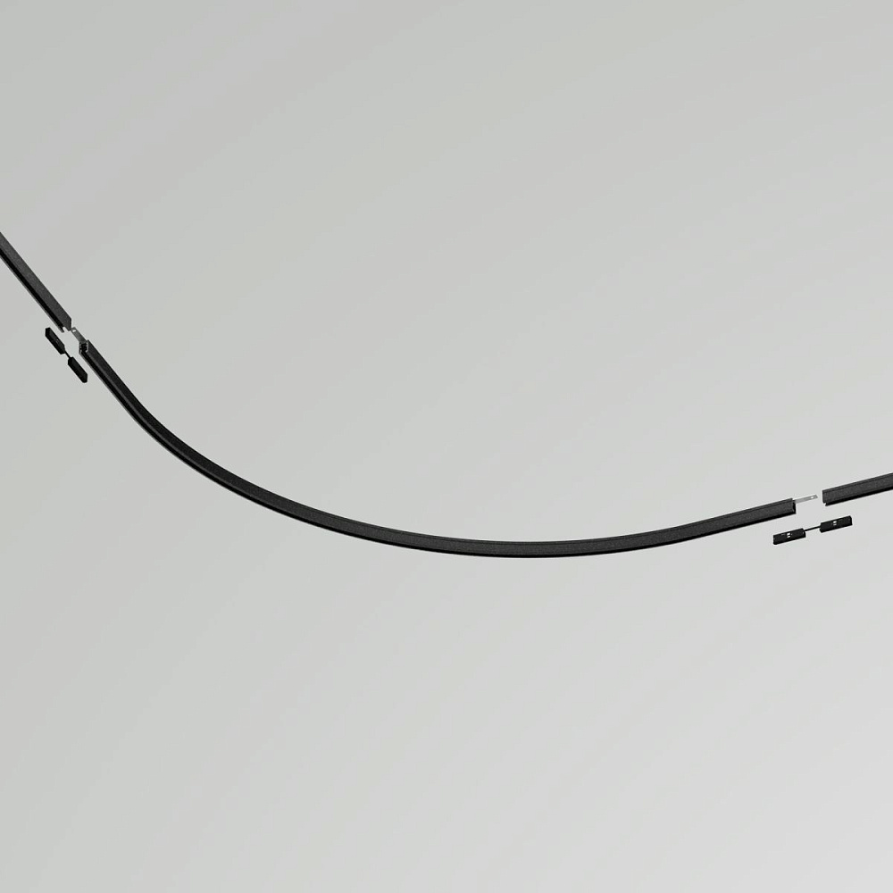 Коннектор радиусный D900 накладной Levity Maytoni Technical TRA184-R900-11B-1