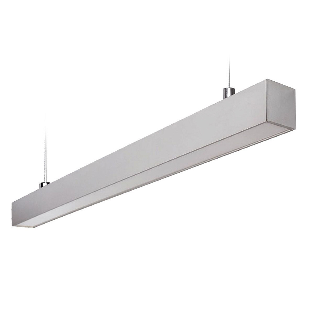Линейный подвесной светильник Uniel ULO-K10D 40W/4000K/L100 IP65 SILVER UL-00012021