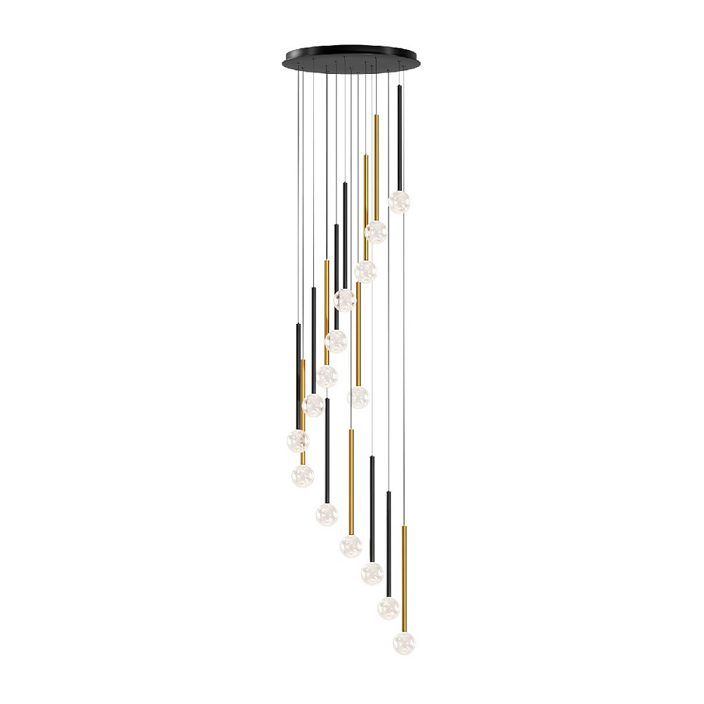 Каскадная люстра Maytoni Bubble dream MOD383PL-L40BBS3K