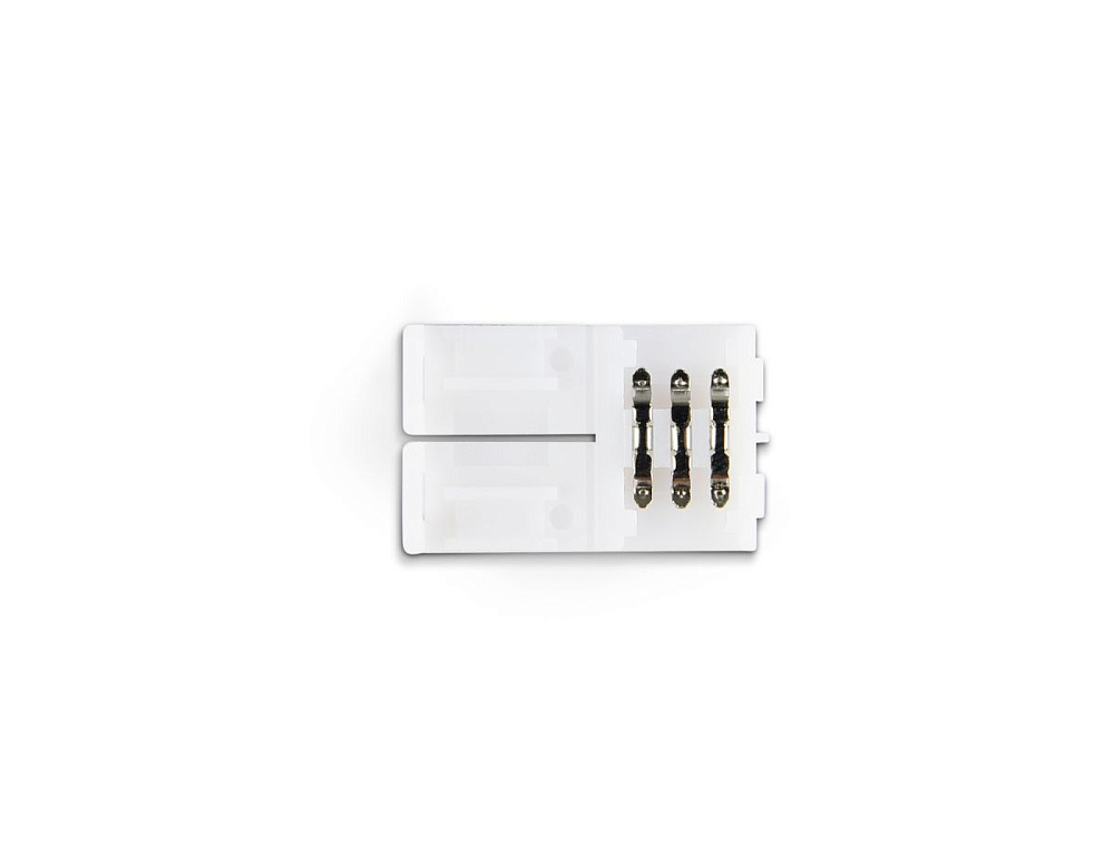 Соединитель прямой для светодиодной ленты 2835 12/24V (3 конт.) GS6101 (10шт) Ambrella Light Illumination GS6101