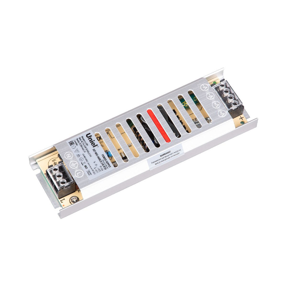 Блок питания Uniel 60Вт DC24В 2,5А IP20 UET-WAS-060B20 24V IP20 UL-00010259