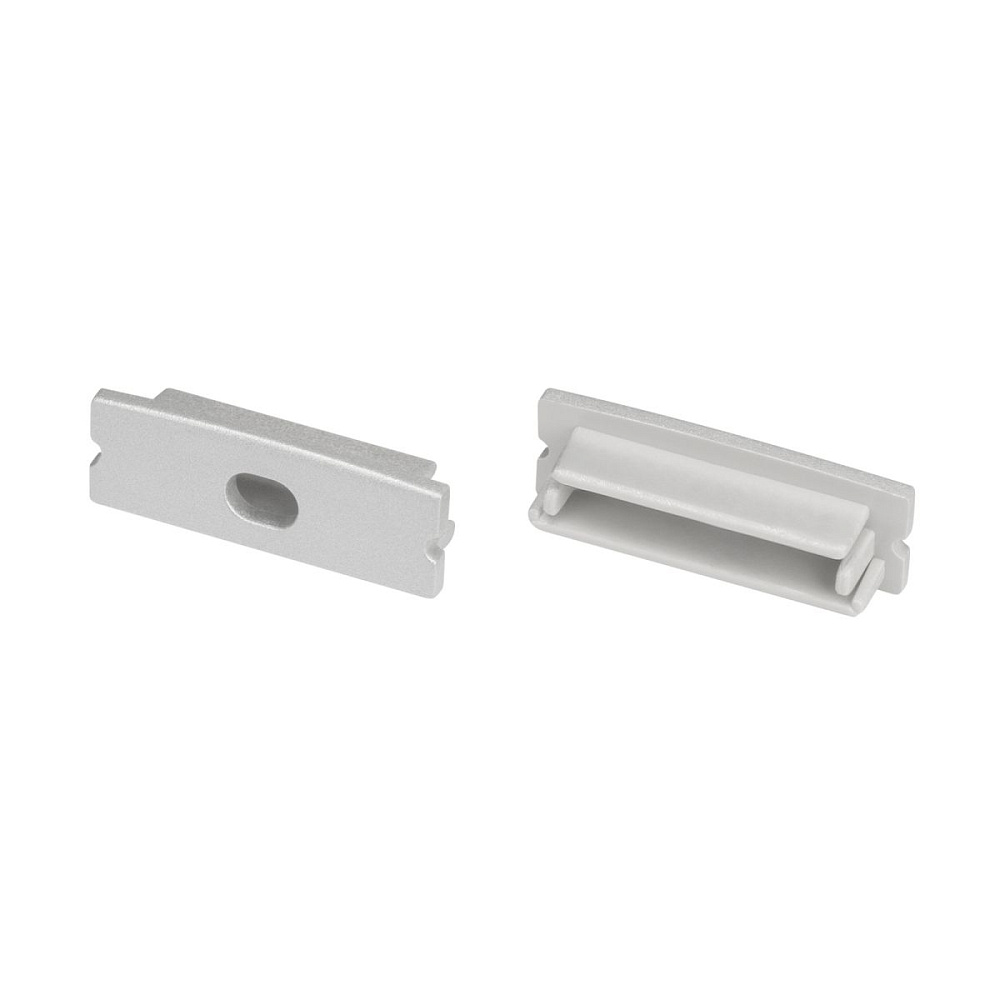 Заглушка Arlight LINE-3010 SILVER с отверстием (Пластик) 061547