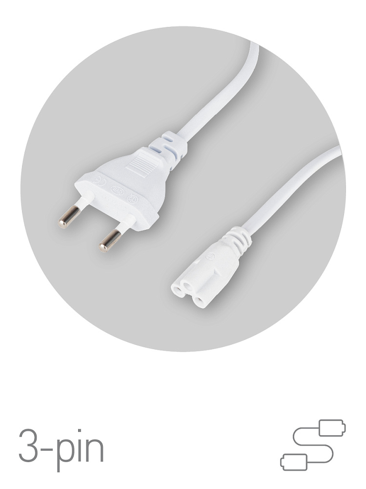 Кабель питания для линейного светильника Эра FTS-C5-plug-1,5 Б0051728