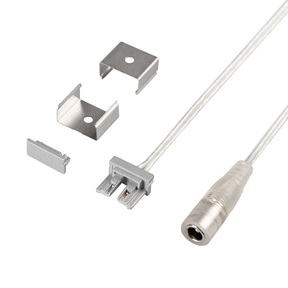Комплект заглушек Arlight ARL-KIT-SLIM-FC 1m (Пластик) 055639