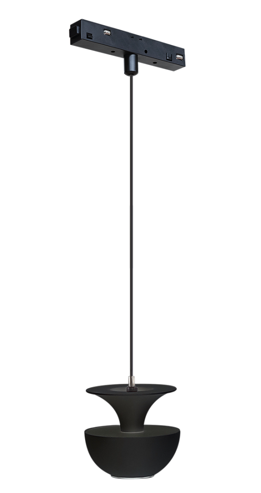Трековый магнитный светильник iLedex Vision 4822-012-D80-6W-38DG-3000K-BK
