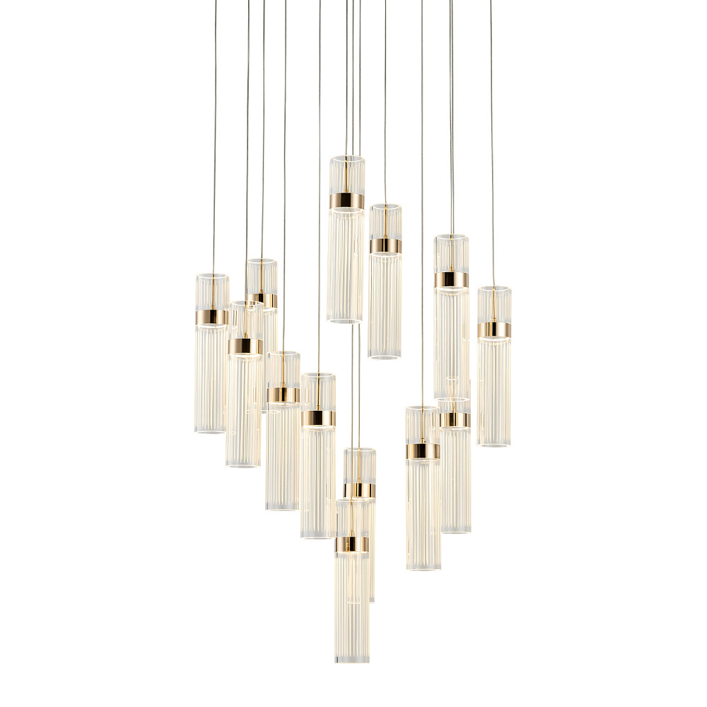 Каскадная люстра Delight Collection OM2367-F13 french gold