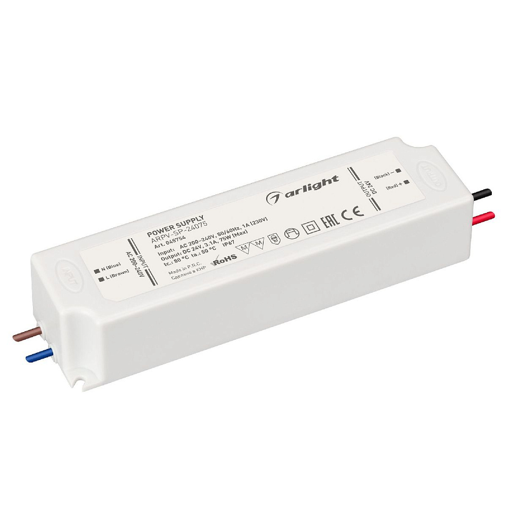 Блок питания Arlight ARPV-SP-24075 (24V, 3.1A, 75W) 045754