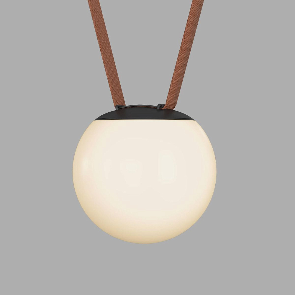 Трековый однофазный светильник Denkirs Belty Orb DK5551-BK