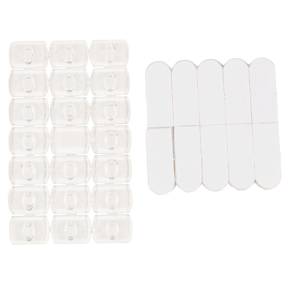 Крючки для монтажа гирлянд Uniel UCC-Y11 CLEAR 020 POLYBAG UL-00009937