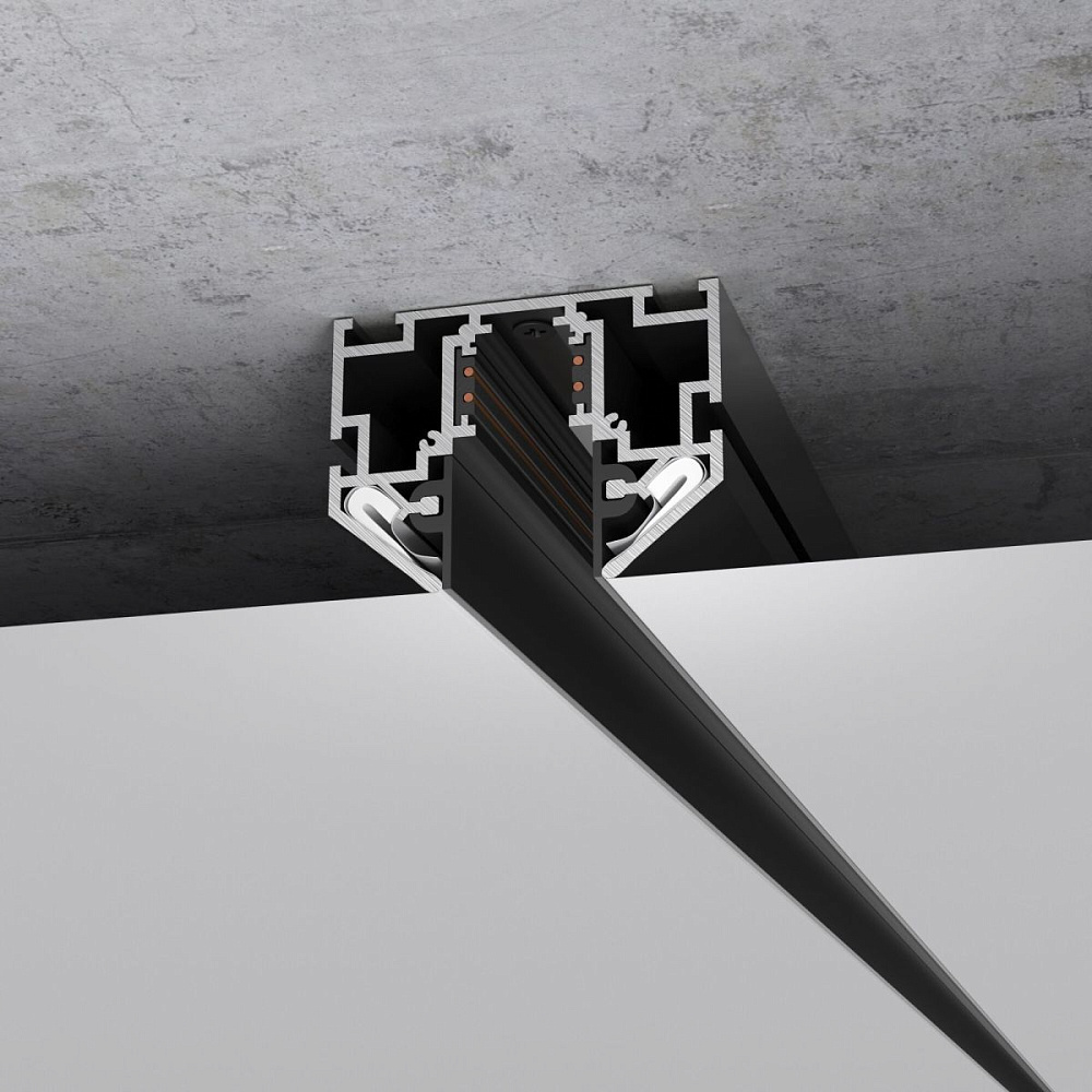 Шинопровод в натяжной потолок с декоративными вставками Elektrostandard Slim Magnetic 85242/00 4690389220463 a072669