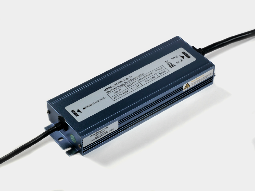 Блок питания SWG Standard 300Вт DC24В 12.5А IP67 MTPW-300-24 09-00901281