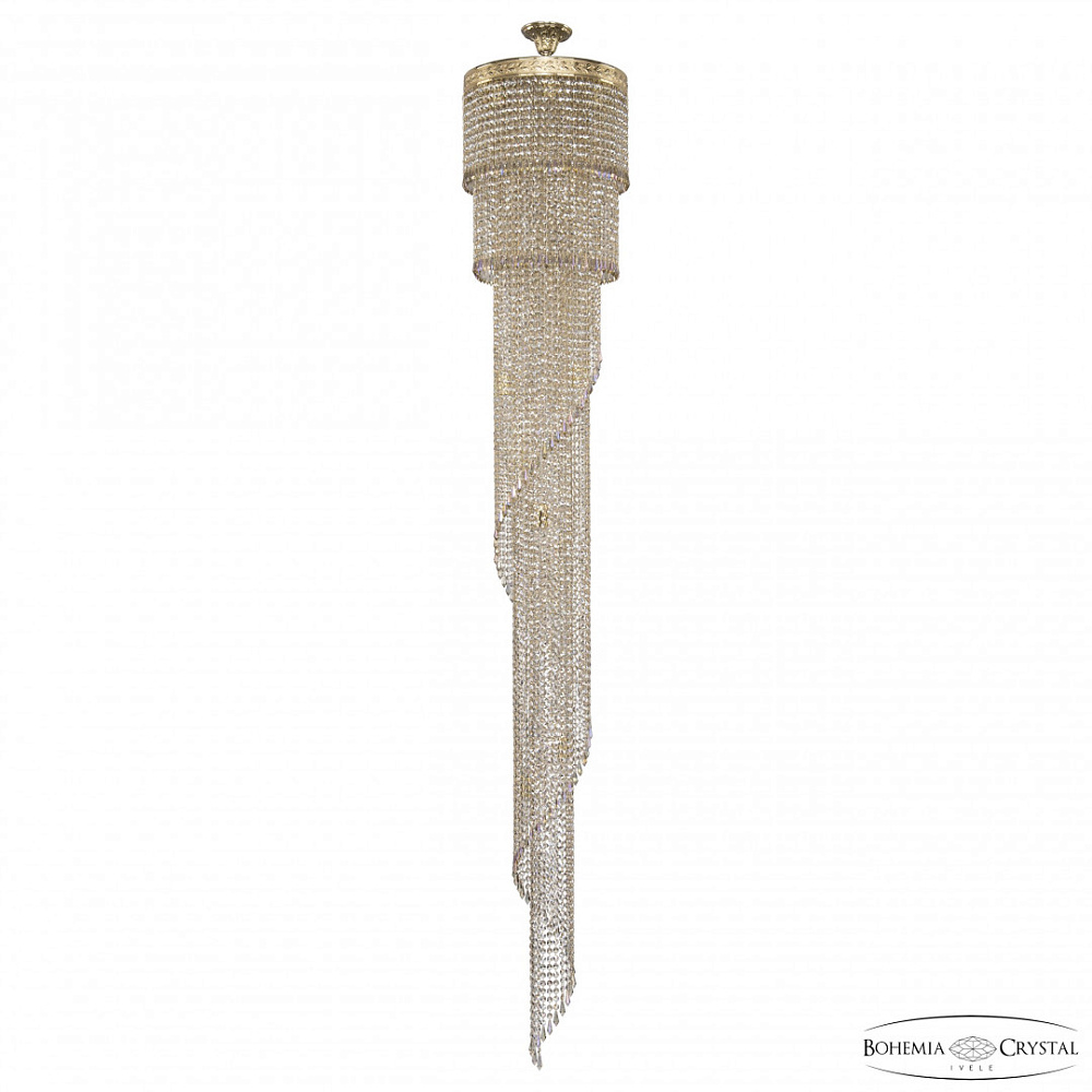 Каскадная люстра Bohemia Ivele Crystal 83111/40IV-250 G R801