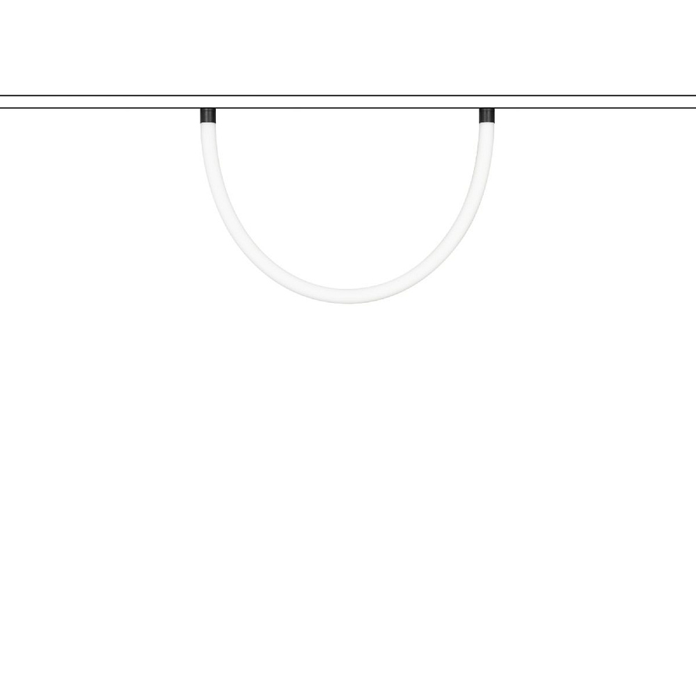 Трековый магнитный светильник Arlight MAG-ORIENT-TUBE-ELASTIC-2620-R30-L1000-14W Day4000 (BK, 360 deg, 48V) 041643