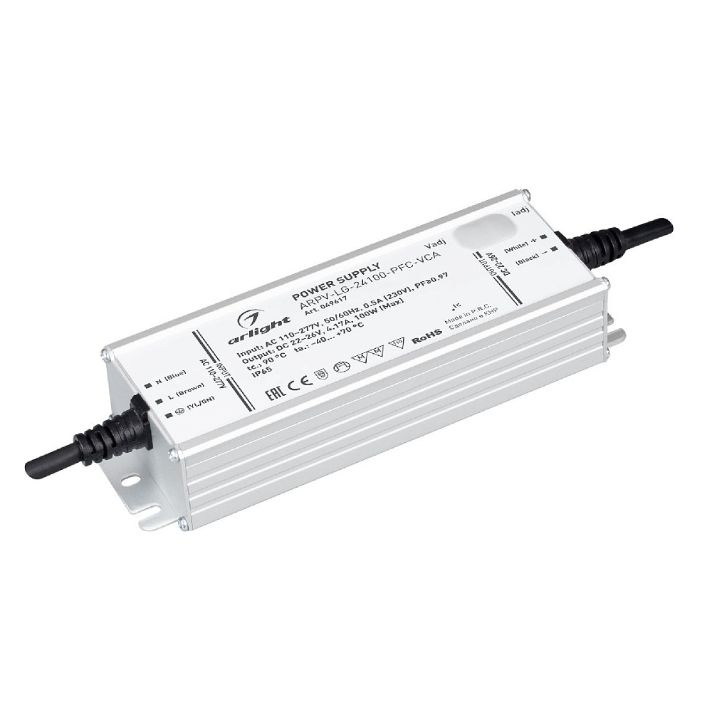 Блок питания Arlight ARPV-LG-24100-PFC-VCA (22-26V, 4.17A, 100W) 049617