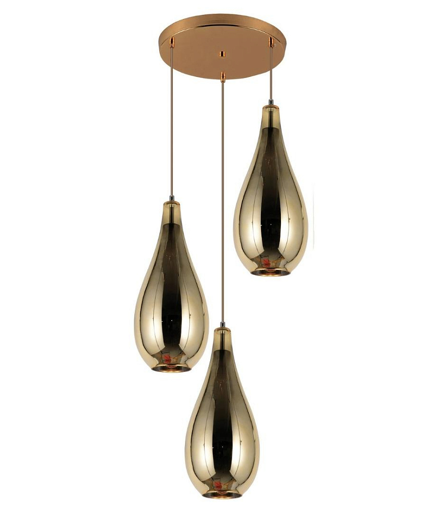 Каскадная люстра Lumina Deco Lauris LDP 6843-3 GD