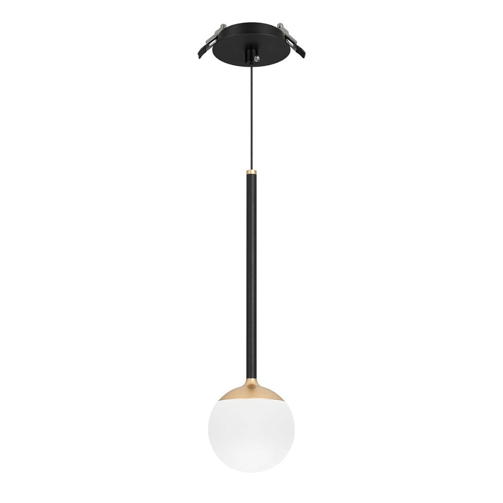 Подвесной светильник Arlight SP-BEADS-HANG-BUILT-T-R100-8W Warm3000 (BK-GD, 180 deg, 230V) 056420