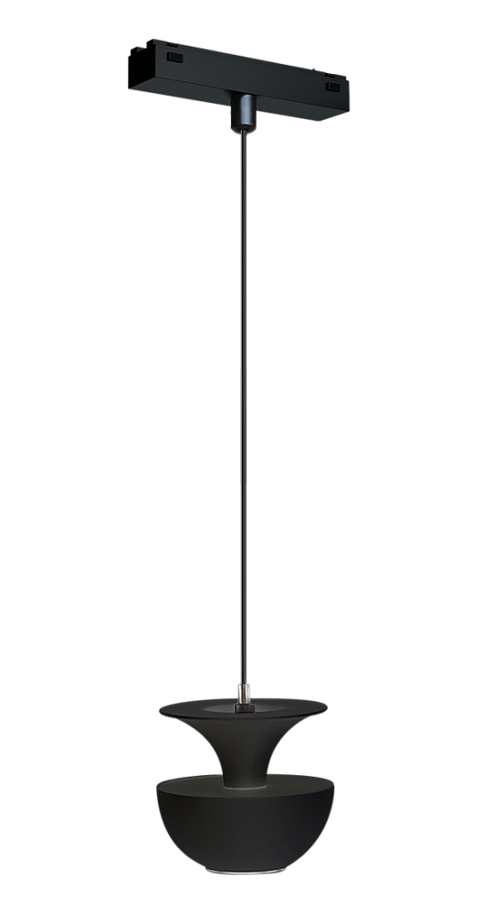 Трековый магнитный светильник iLedex Vision 4825-044-D80-6W-38DG-4000K-BK