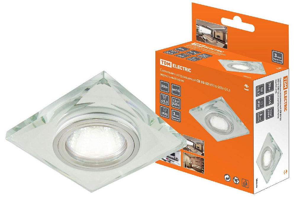 Встраиваемый светильник TDM Electric СВ 03-02 SQ0359-0046