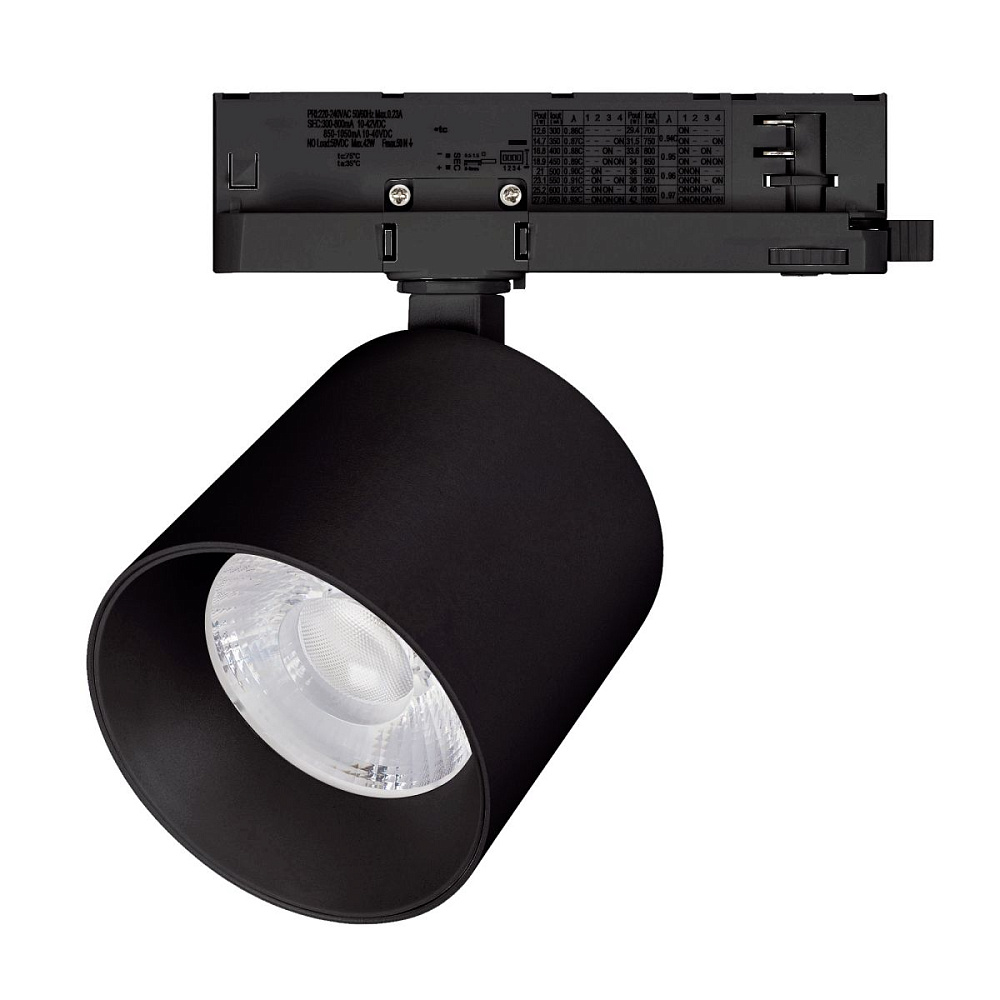 Трековый трехфазный светильник Arlight LGD-DYKE-4TR-R100-36W Day4000 (BK, 38 deg, 230V, TRIAC) (IP20 Металл) 058794
