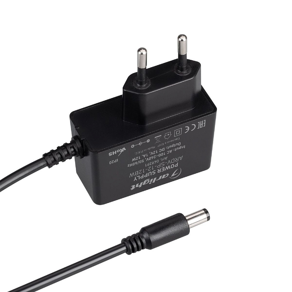 Блок питания Arlight ARDV-SP-12-12BW (12V, 1A, 12W) 049391