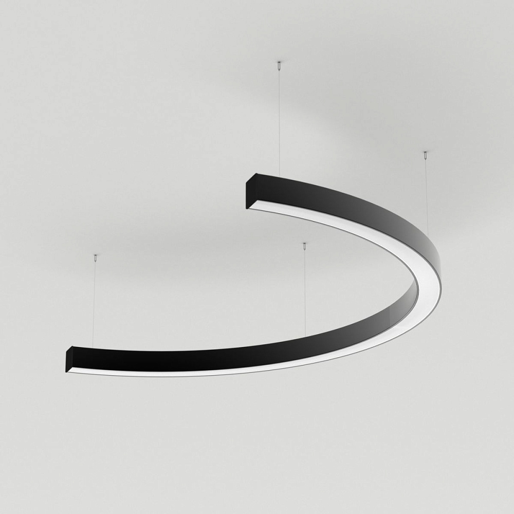 Подвесной светильник Arlight SP-LINE-HANG-ARC-C3535-D800-28W Day4000 (BLACK, 230V) (Металл) 034015(2)