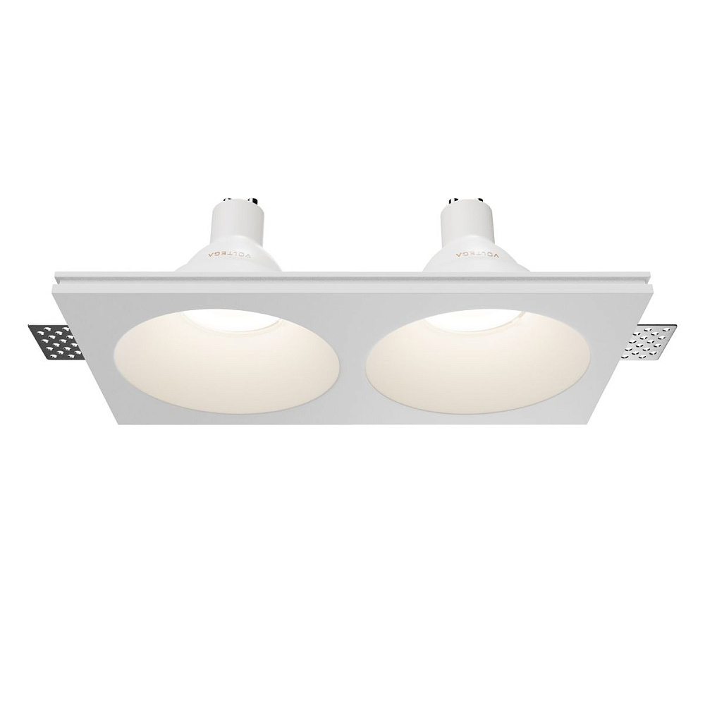 Встраиваемый светильник Maytoni Technical Gyps Modern DL129-GU10-02-W