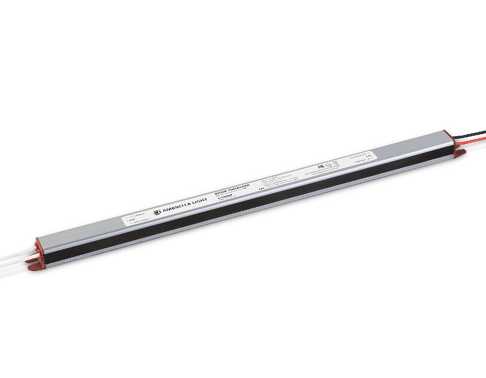 Блок питания для светодиодной ленты Ambrella Light Illumination 60Вт DC12В 5A IP67 GS9807